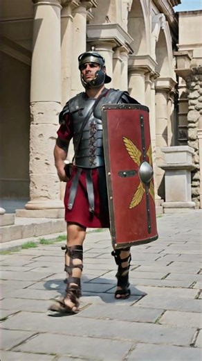 Roman Legionary in Rome (100 AD): Armor of the Empire #history #rome #romanempire #italy #gear #war