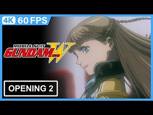 Mobile Suit Gundam Wing Opening 2 | Creditless | 4K 60FPS Remastered