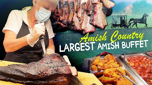 Trying the BIGGEST Amish Buffet in America—Lancaster’s Food Is Unreal!