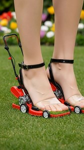 Unique Design: Lawn mower heels | Funniest Videos On The Internet