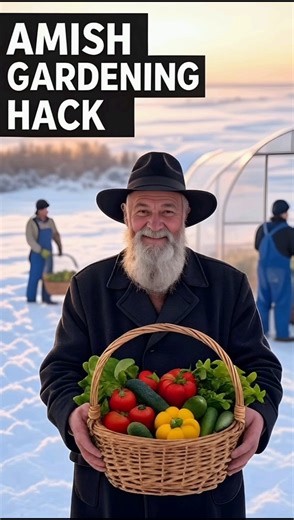 10 Amish Gardening Hacks for Thriving Gardens in Cold Climate #shorts