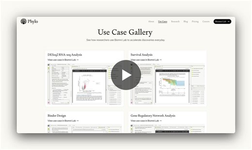 Biomni Lab lets biologists collaborate with AI agents to finish complex tasks end-to-end. Here are 15 popular use cases, each link is a full replay so you can watch the agent work through every step:… | Kexin Huang
