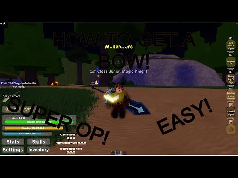 How To Get A Bow! (EASY!) | Black Clover Kingdom Grimshot Roblox