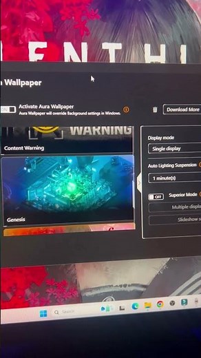 ASUS Aura Wallpaper 🔥 Turn Your PC into an RGB Beast #wallpapers