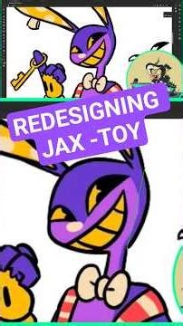 all for fun but I made jax more toy like cause I wanted to #tadc #jax #jaxdigitalcircus