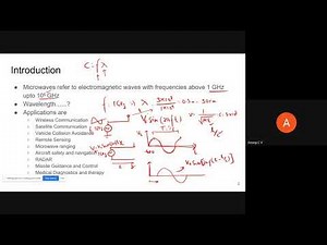 Video 1.01 Microwave Frequencies and Transmission Line Basics