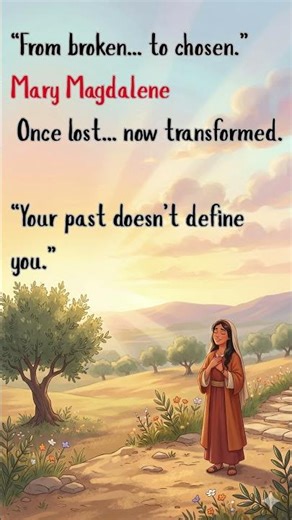 Broken to Chosen | Mary Magdalene Transformation #bibleverse #christianmotivation