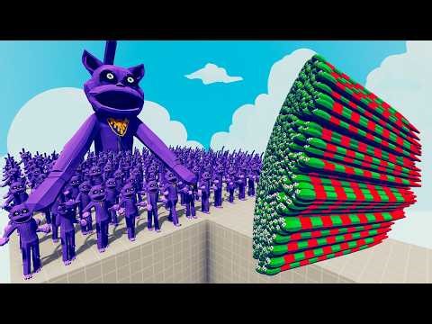 200x CATNAP + 1x GIANT vs EVERY GOD Totally Accurate Battle Simulator TABS