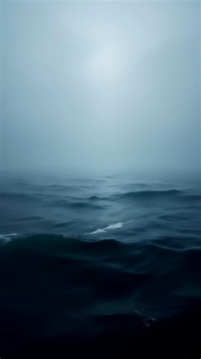 Ocean, Sea, Fog. Free Stock Video