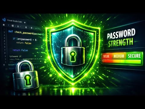 Python Password Strength Checker 🔒 | Easy Project for Beginners #coding #pythonprogramming