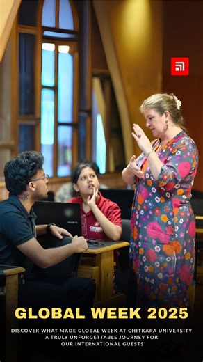 Global Week 2025: Cultures. Knowledge. Connections. The 16th edition of Global Week at Chitkara University brought together 25 international faculty from 16 universities across 11 countries, fostering the exchange of knowledge, pedagogy, and culture. Hear from distinguished international faculty members as they share their experiences of engaging with students and shaping a collaborative learning environment. Global Week reaffirms a commitment to education without borders—empowering students to 