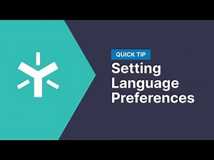 Setting Language Preferences