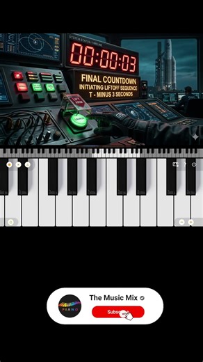 Final Countdown Piano Tutorial | The Final Countdown Easy Piano Notes