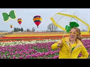 Flowers For Kids | Spring Time At The Flower Farm With Brecky Breck