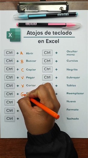 + 10 Excel shortcuts 😍✌️ #ingedarwin #computerscience