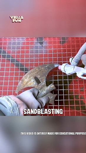 7.4K views · 35 reactions | Mastering the Halberd: From Rust to Glory From rusted relic to polished weapon, witness the full restoration. #WeaponRestoration #Craftsmanship #HalberdMakeover #MetalworkMagic #EpicRestoration | Viral Fun | Facebook