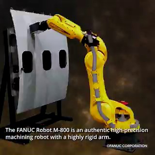 Yamanashi’s FANUC CORPORATION achieves path accuracy of ±0.1mm or less & compactness with its FANUC Robot M-800. The robot automates laser machining, cutting & drilling, driving automotive 🚗 & aerospace ✈️ industry progress. #InnovationJapan
