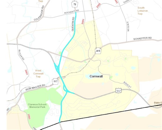 If you drive Routes 72 or 322 in Lebanon County, here’s what’s about to change for nearly a year
