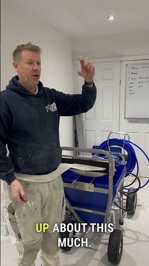 The Graco hopper and plaster!