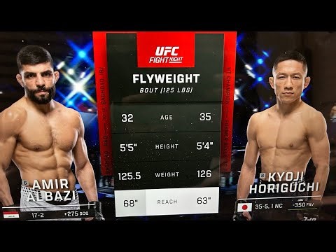 堀口恭司vsアミールアルバジ UFC試合動画速報！