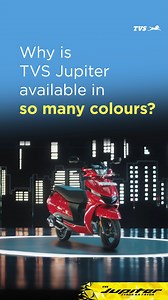 6.8K views · 59 reactions | More colors = More choices. Get the all-new TVS Jupiter in 7 exciting colours. #IndiaKaNayaZyada #ZyadaKaFayda #AllNewTVSJupiter | TVS Jupiter | Facebook
