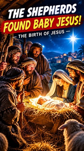 The Shepherds Found Baby Jesus! 😱✨ | The Birth of Jesus | Bible Story #birthofjesus #jesuschrist
