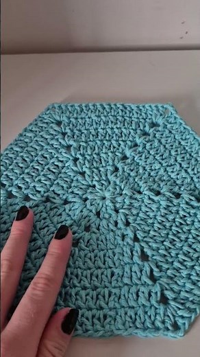 How to Crochet a HEXAGON – Easy Step-by-Step! #crochet #tutorial #stepbystep