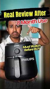 My 8-Month Philips Air Fryer Honest Review | best air fryer under 5000 | pigeon vs philips air fryer
