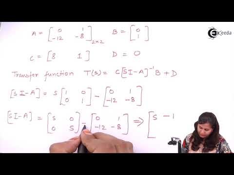 Transfer Function Derivation from State Model Statement Problem No 1 - Control Systems
