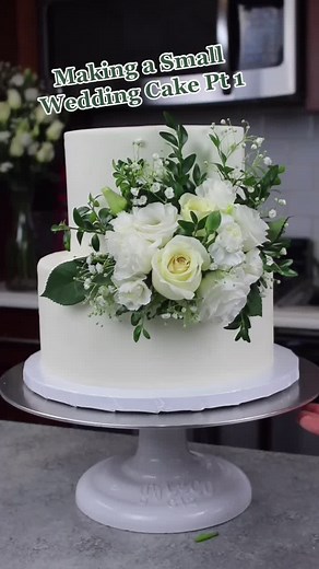 Creating a Simple Small Wedding Cake | Step by Step Guide