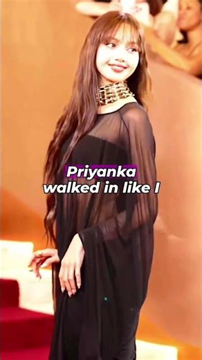 Lisa and Priyanka walking together on Golden Globe ✨️ #lisa #goldenglobe #priyankachopra #viral