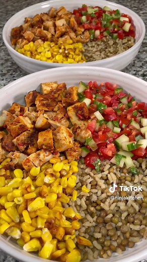 Easy Mediterranean Bowl Recipe with Ninja Speedi™ Rapid Cooker & Air Fryer