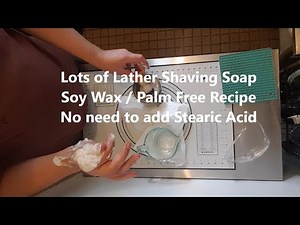 How to Make Shaving Soap Cold Process + Recipe + Lather Test (Rich Creamy Puffy) | Dawn Organics