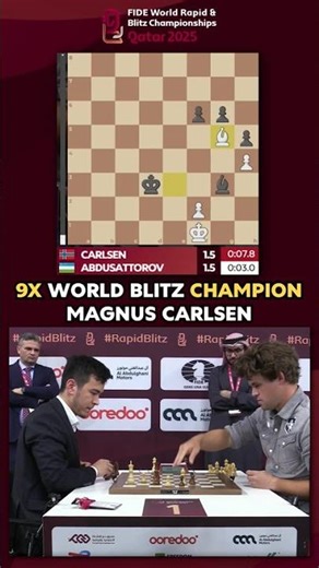 Magnus Carlsen WINS his 9th World Blitz Championship 🙌🏆