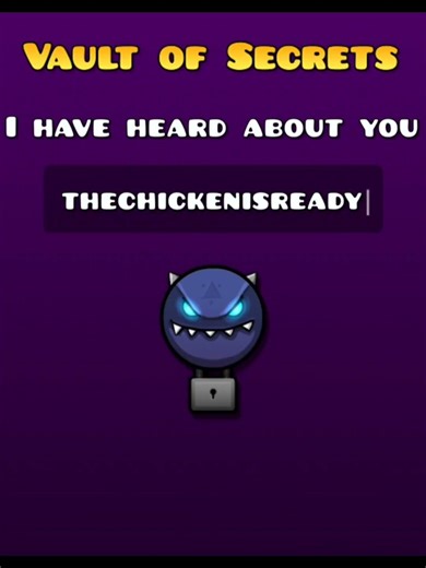secret Easter egg in geometry dash