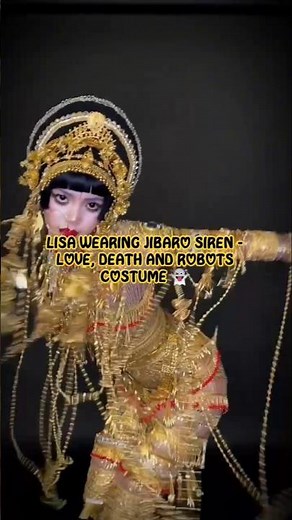 LISA WEARING JIBARO SIREN - LOVE, DEATH AND ROBOTS COSTUME 👻 #lisa #lalisa #jibaro