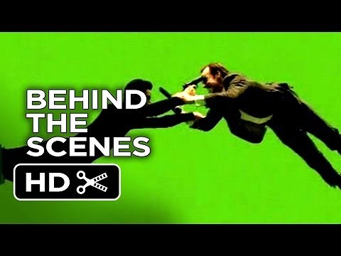The Matrix Behind The Scenes - Subway Fight (1999) - Keanu Reeves Movie HD