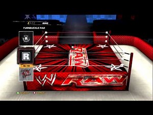 WWE ´12 - How To Make Awesome Modified Raw And Smackdown Arenas (Tutorial) By XvXIRISHXvX