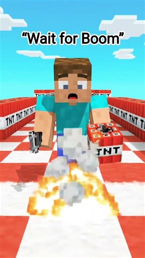 💥 Minecraft TNT Explosion in 8 Seconds! 😱 #minecraftshorts