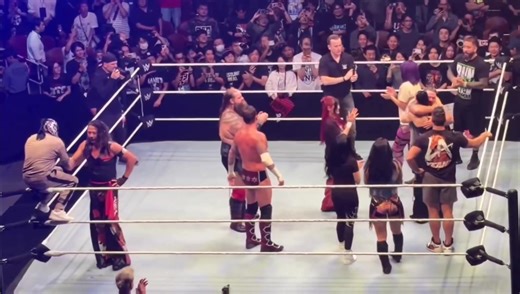 Japan's Live Crowd Chanting AJ AJ To Say Goodbye To AJ styles 🥲🥹 | BizBuzz Basic