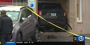 Driver of stolen police cruiser slams into diner in Bristol