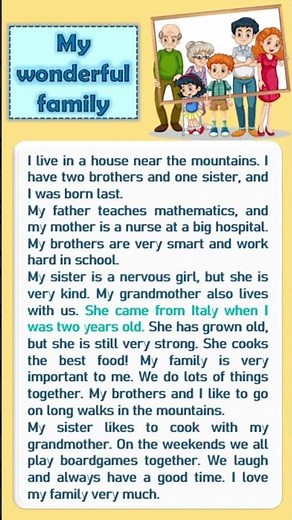 Listening and reading practice