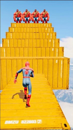 GTA 5 Epic Water Ragdolls Spiderman Jump/Fails Ep 1617 #shorts