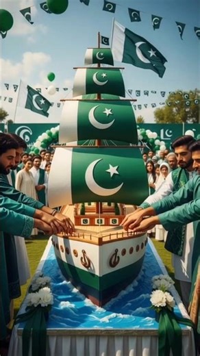 World’s Biggest Ship Cake Ever on 14 August 🇵🇰🚢🎂