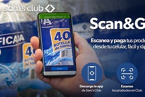 Sam’s Club ya permite en México escanear los productos con su app y pagar directamente desde el smartphone para evitar las cajas