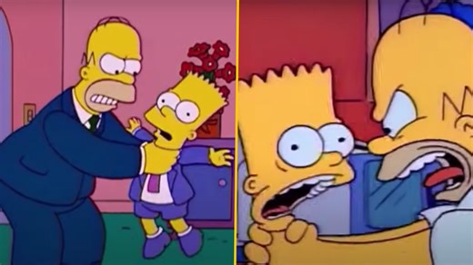 The Simpsons have retired Homer strangling Bart because 'times have changed'