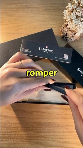 How to install a Sheaffer fountain pen cartridge #shortsvideo