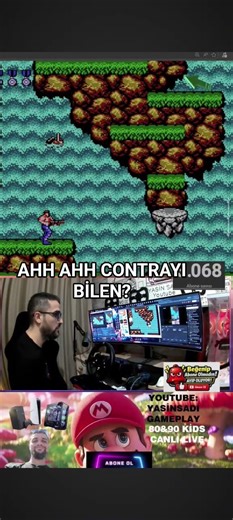 Contra Retro games #contra #nostalji #gaming #retro #shortsfeed #livestream