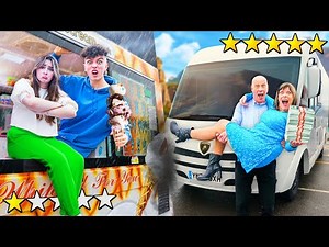 $100 ROAD TRIP vs $10,000 ROAD TRIP - Challenge