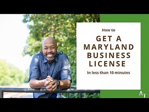 How to get a business license in Maryland in 15 minutes
